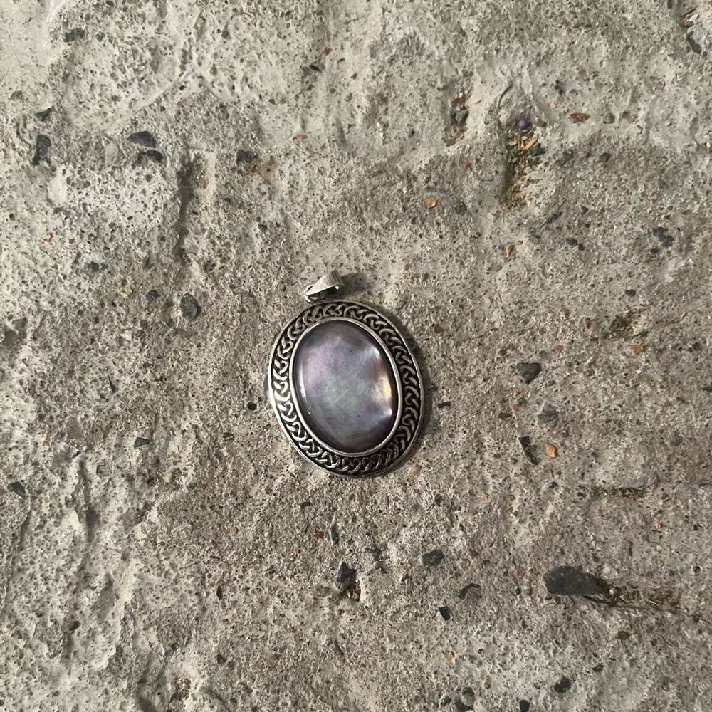 Sterling Silver & Moonstone Pendant for Necklace